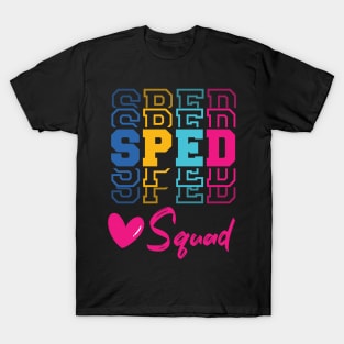 Special Education Teacher Paraprofessional Back To School T-Shirt